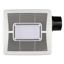 Broan White Bathroom Exhaust Fan with Light 