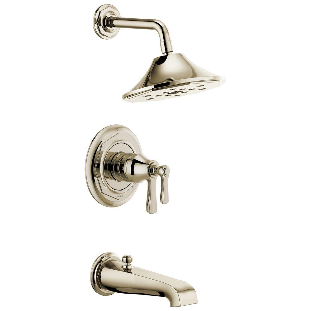 Brizo Polished Nickel Two Handle Multi Function Bathtub & Shower Faucet (Trim Only) 
