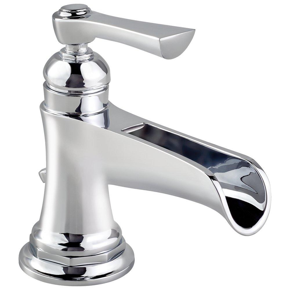 Brizo Chrome Single Handle Centerset Bathroom Sink Faucet 