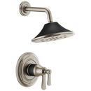 Brizo Luxe Nickel/Matte Black 2 gpm Thermostatic Shower Only (Trim Only) 