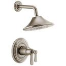 Single Handle Multi Function Shower Faucet in Luxe Nickel (Trim Only)