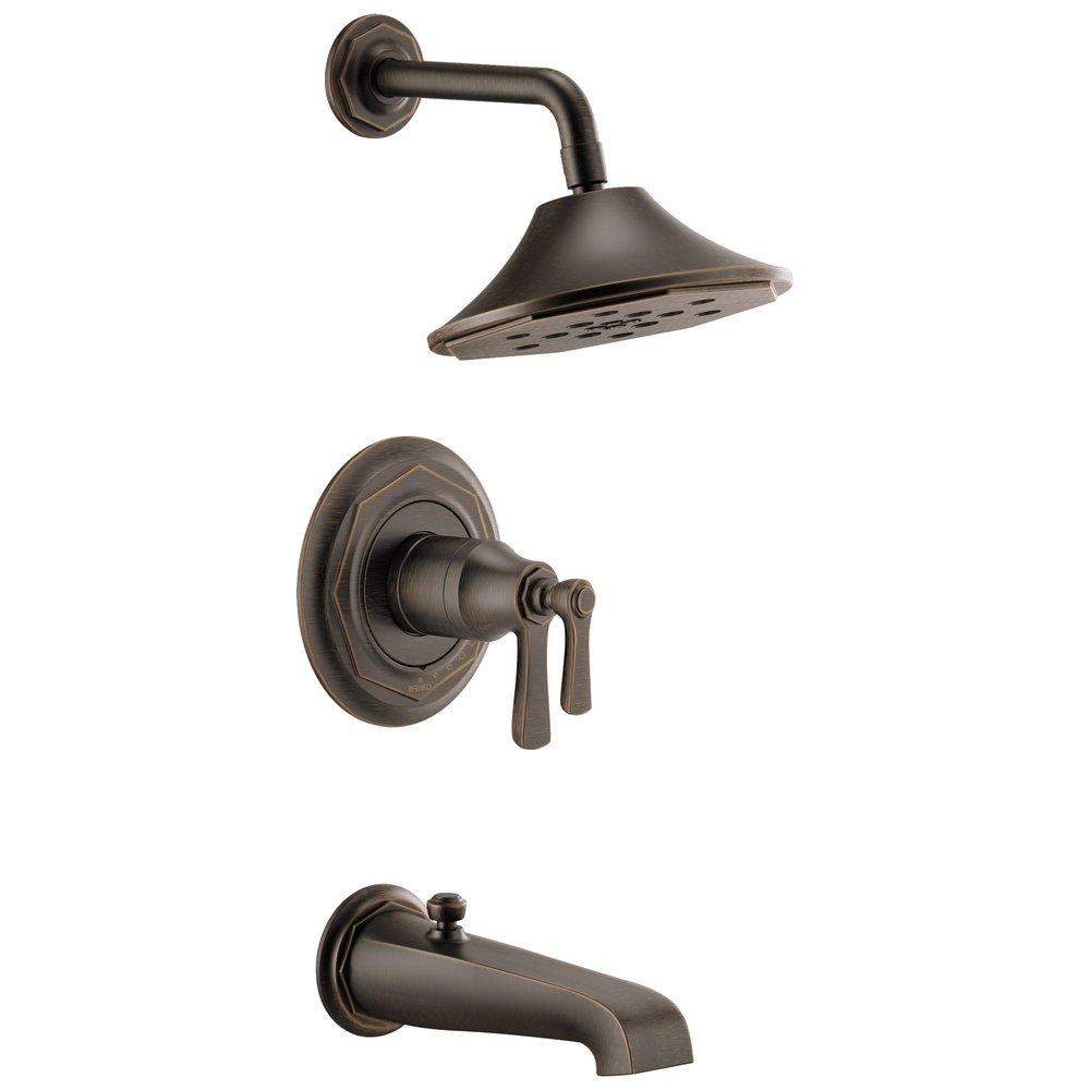 Brizo Venetian Bronze Two Handle Multi Function Bathtub & Shower Faucet (Trim Only) 