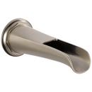 9-5/8 in. Waterfall Non-Diverter Tub Spout in Luxe Nickel