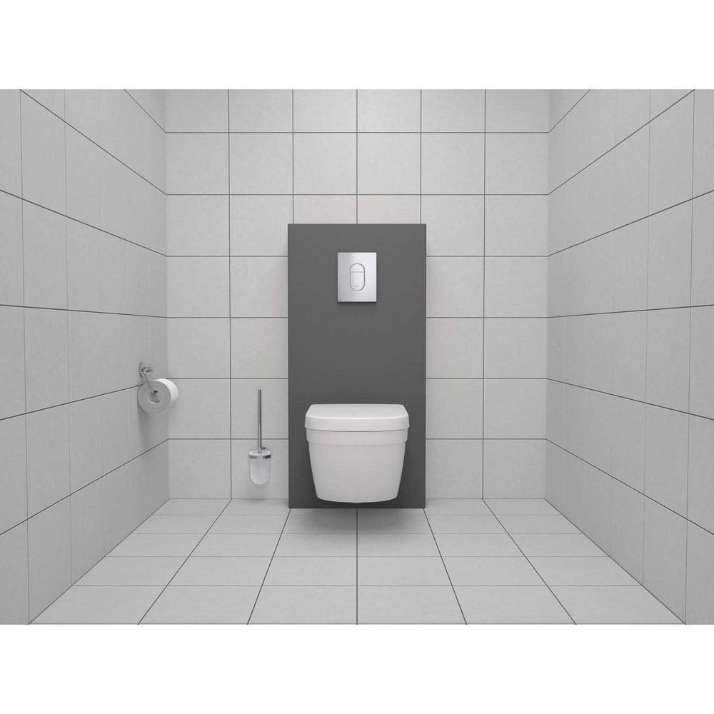 GROHE StarLight Chrome 15-11/16 in. Toilet Brush Set 