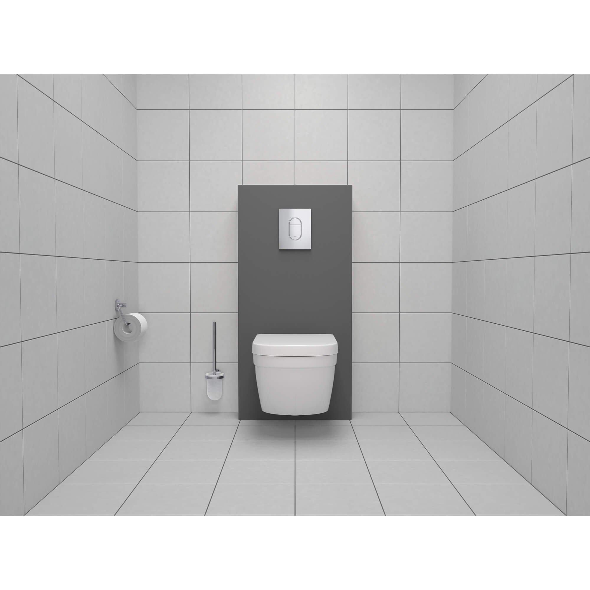 GROHE StarLight Chrome 15-11/16 in. Toilet Brush Set 