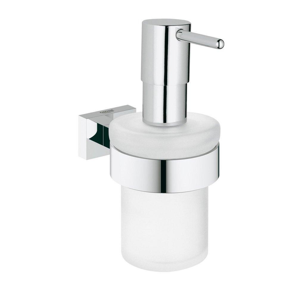 GROHE StarLight&reg; Chrome Wall Mount Soap Dispenser with Holder 