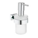 GROHE StarLight&reg; Chrome Wall Mount Soap Dispenser with Holder 
