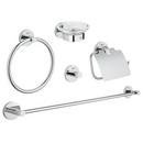GROHE Polished Chrome Bathroom Accessories Set 