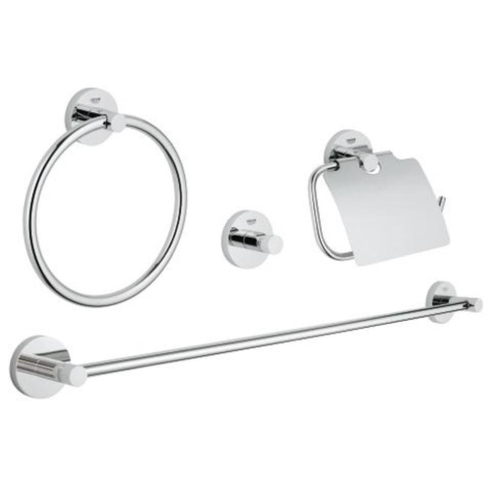 GROHE StarLight&reg; Chrome Bathroom Accessory Set 