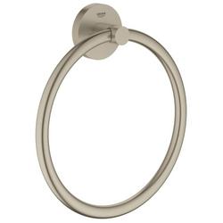 Round Closed Towel Ring in StarLight Brushed Nickel