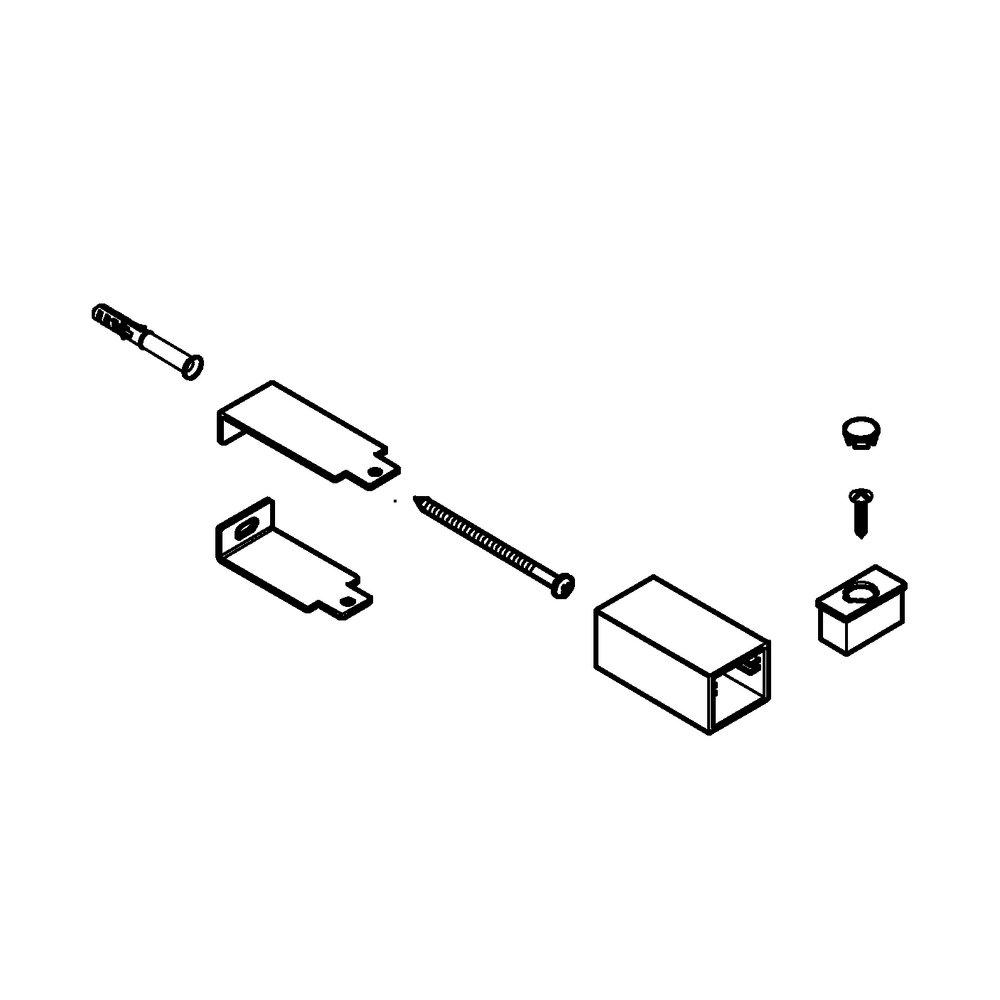GROHE Chrome Shower Rail 
