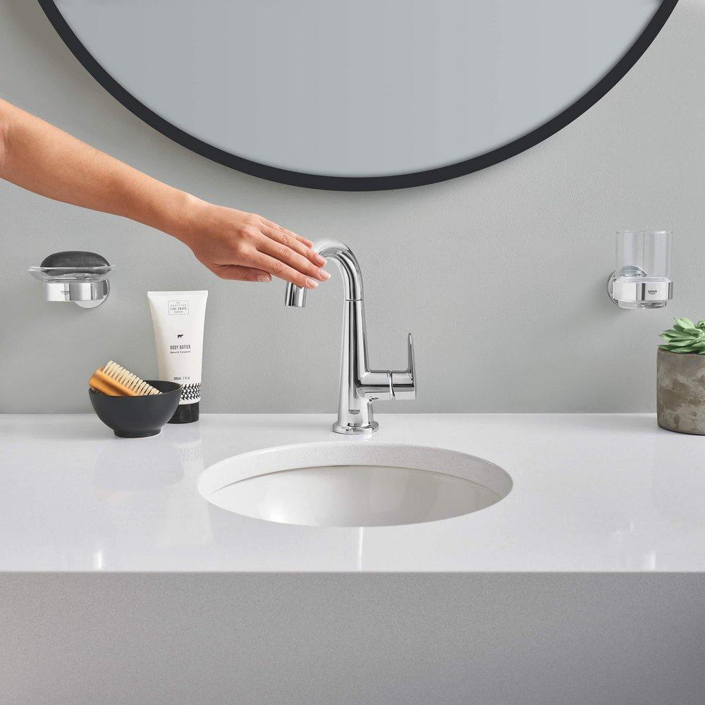 GROHE StarLight Chrome Wall Mounted Soap Dish with Holder 