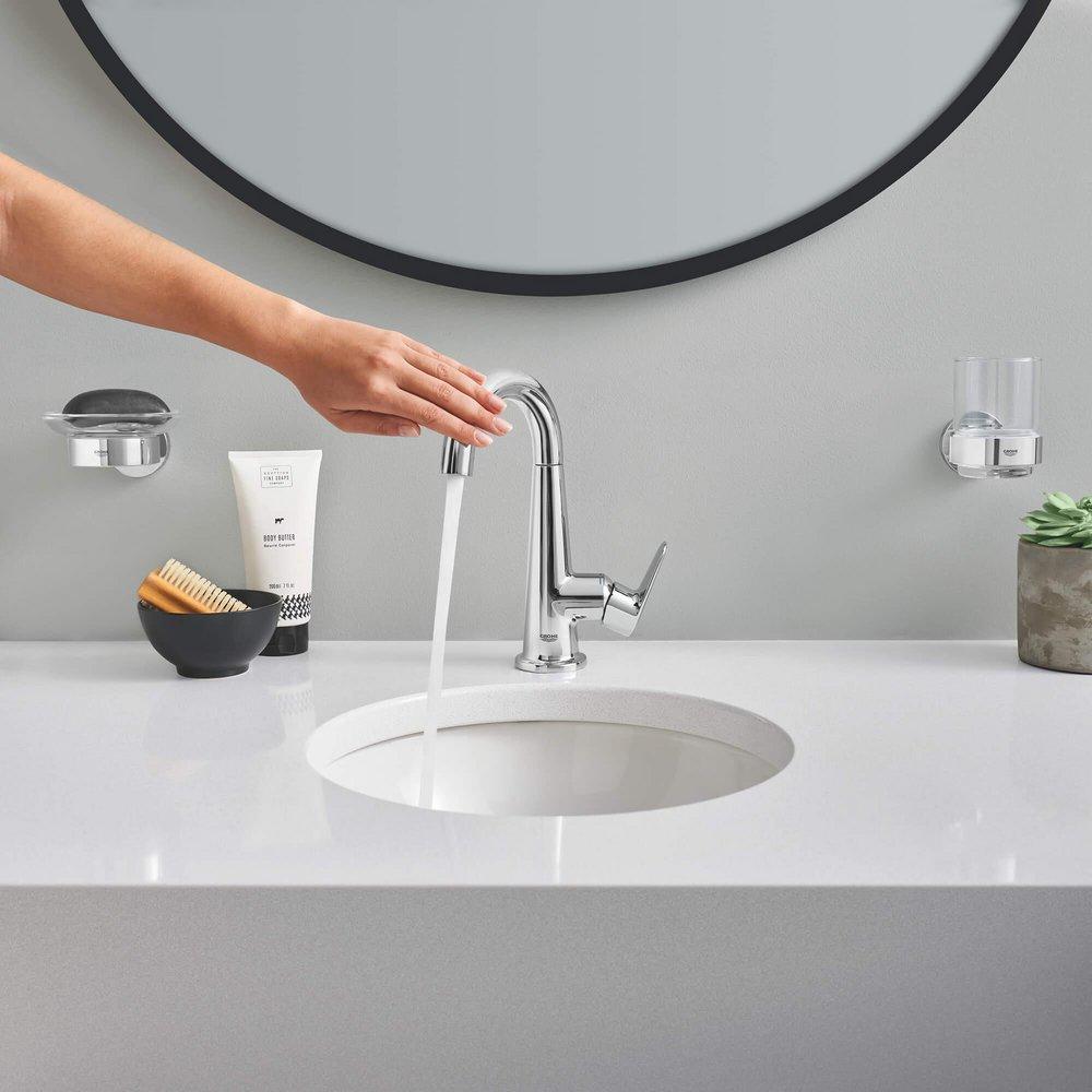 GROHE StarLight Chrome Wall Mounted Soap Dish with Holder 