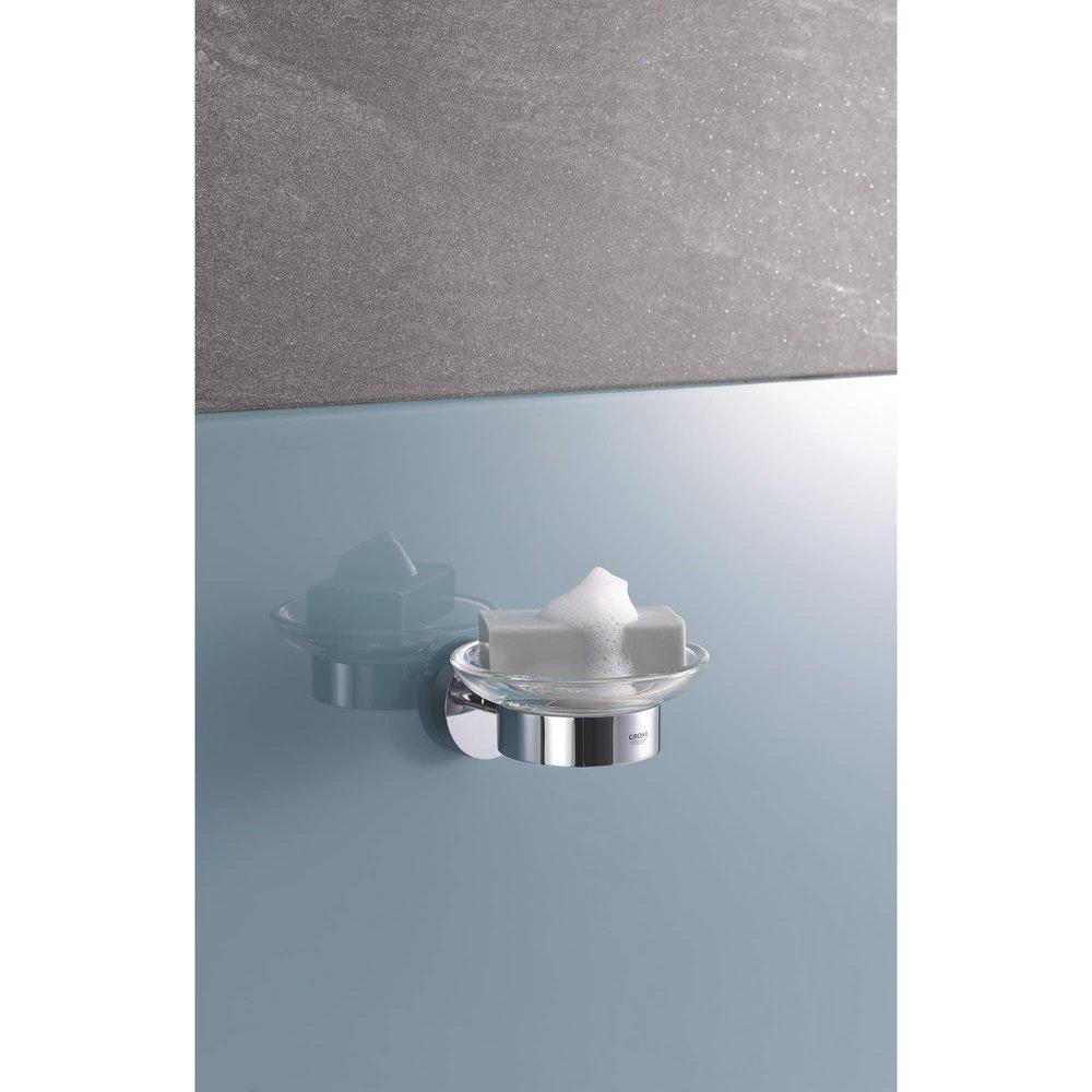 GROHE StarLight Chrome Wall Mounted Soap Dish with Holder 