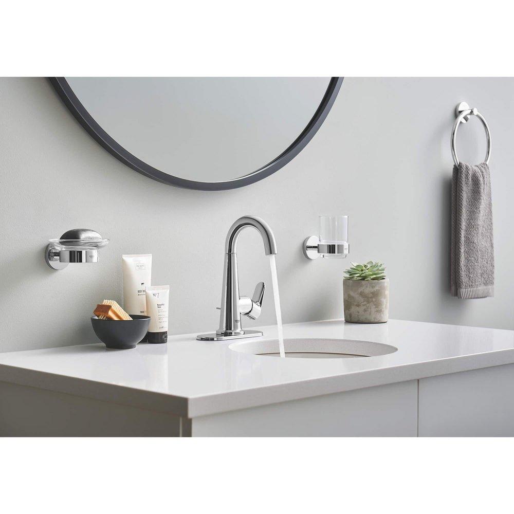 GROHE StarLight Chrome Wall Mounted Soap Dish with Holder 