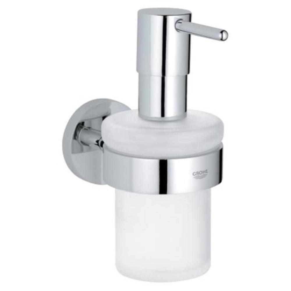 GROHE StarLight&reg; Polished Chrome Wall Mount Soap Dispenser with Holder 