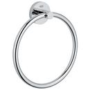 Round Closed Towel Ring in StarLight Chrome