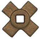 1 in. 200# Bronze Cross Handle Gate Valve