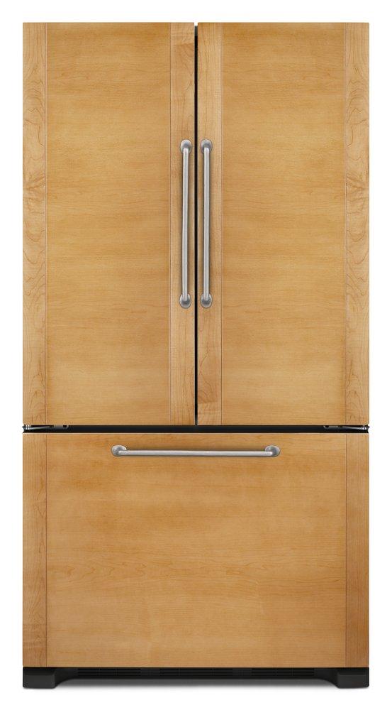 JennAir Panel Ready 35-5/8 in. 16.35 cu. ft. French Door Refrigerator 
