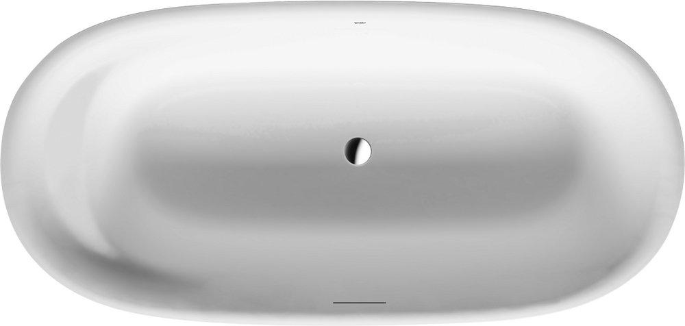 Duravit White 73 x 34-7/8 in. Freestanding Bathtub 