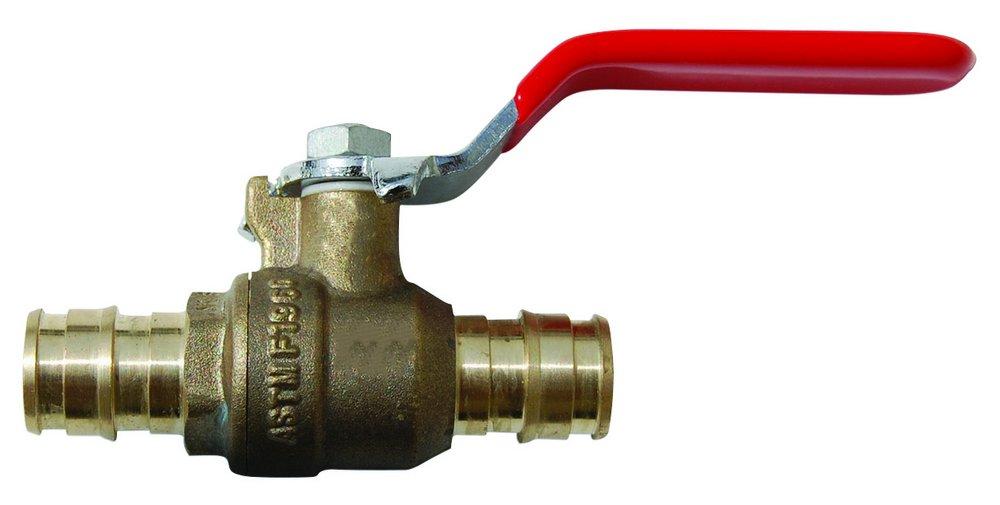 Sioux Chief Rough Brass Brass Full Port F1960 Ball Valve 