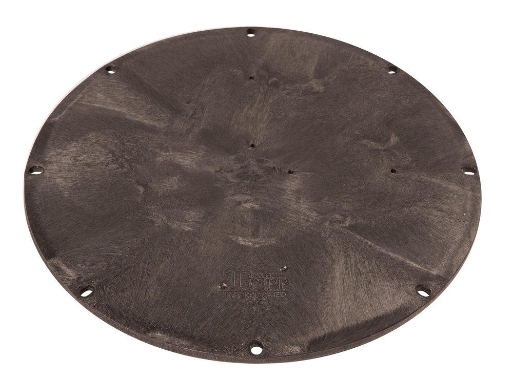 TOPP Black 18 in. Structural Foam Solid Basin Cover 