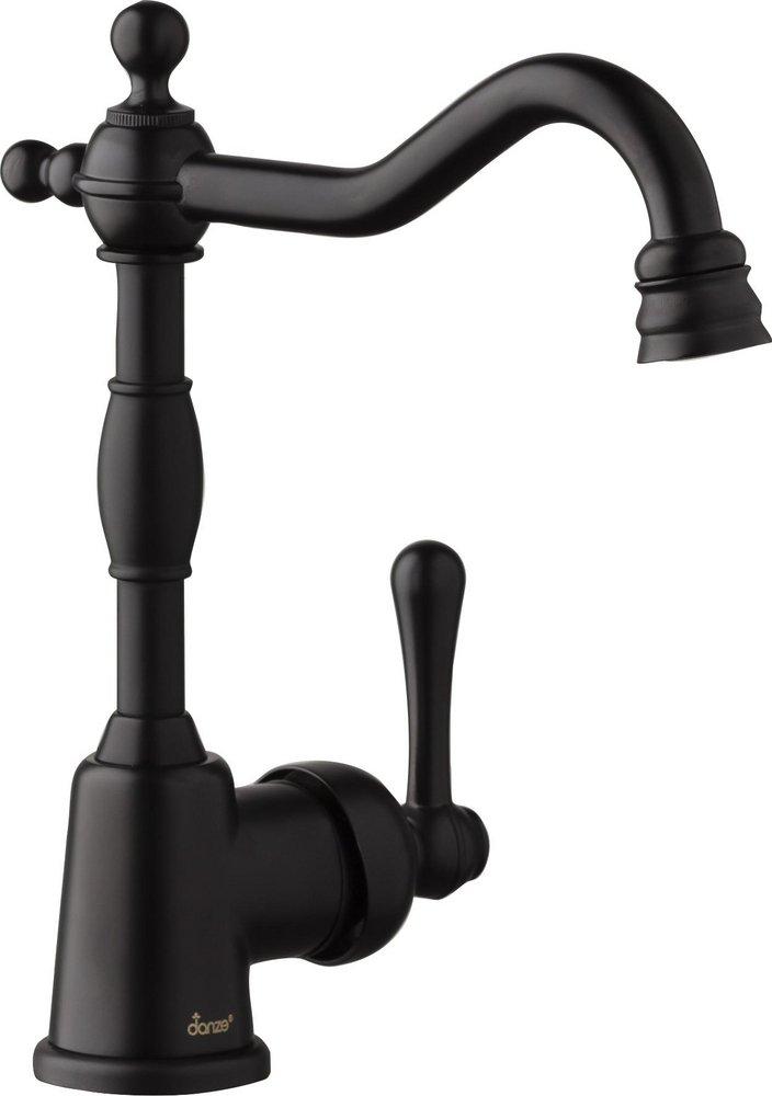 Gerber Plumbing Satin Black Single Handle Lever Handle Bar Faucet 