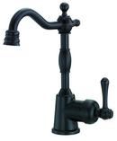 Gerber Plumbing Satin Black Single Handle Lever Handle Bar Faucet 