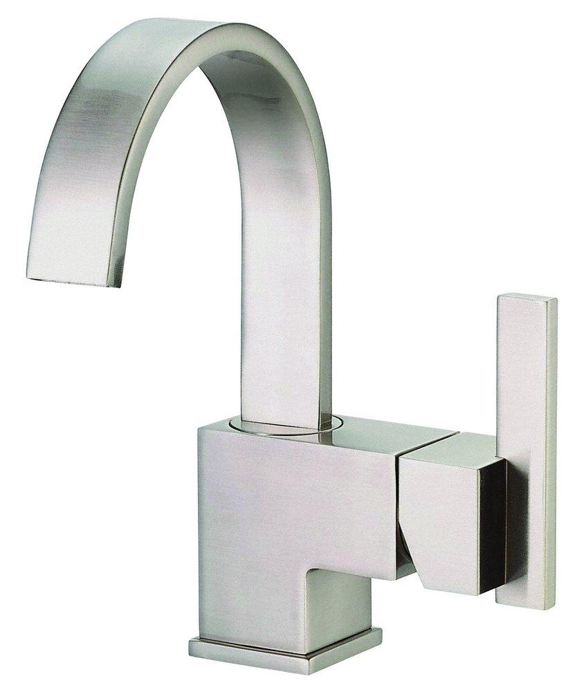 Gerber Plumbing Brushed Nickel Single Handle Monoblock Bathroom Sink Faucet 