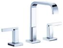 Gerber Plumbing Chrome Widespread Bathroom Sink Faucet with Double Lever Handle 