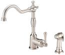 Gerber Plumbing Stainless Steel Single Handle Kitchen Faucet 
