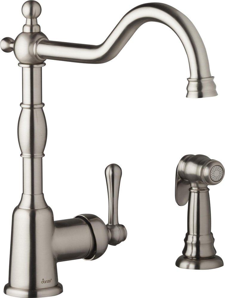 Gerber Plumbing Stainless Steel Single Handle Kitchen Faucet 