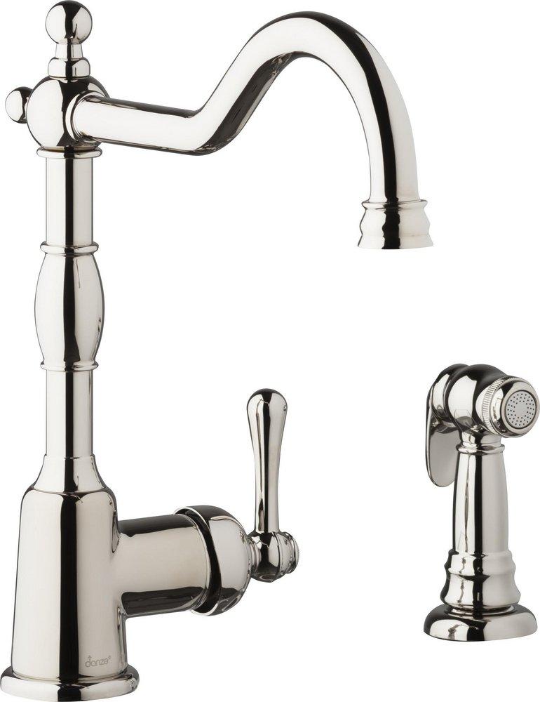 Gerber Plumbing Polished Nickel Single Handle Kitchen Faucet 