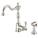 Gerber Plumbing Polished Nickel Single Handle Kitchen Faucet 