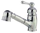 1.75 gpm 1-Hole Deck Mount Kitchen Sink Faucet with Single Lever Handle and Pull-Out Spout in Stainless Steel