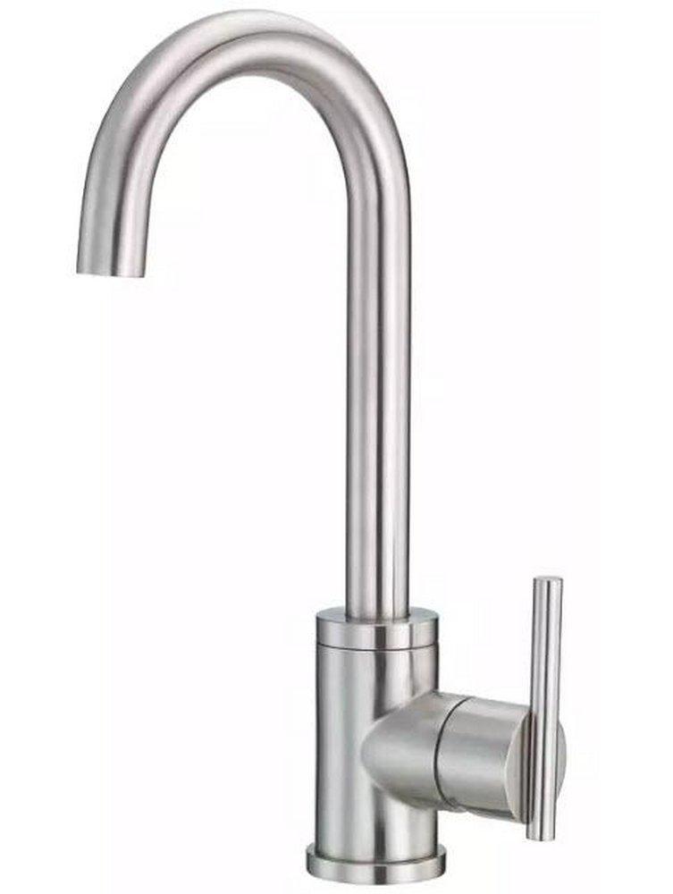 Gerber Plumbing Stainless Steel Single Handle Lever Handle Bar Faucet 