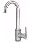 Single Handle Bar Faucet in Stainless Steel