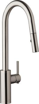 Gerber Plumbing Stainless Steel Single Handle Pull Down Kitchen Faucet 