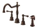Gerber Plumbing Tumbled Bronze Two Handle Kitchen Faucet 