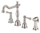 Gerber Plumbing Stainless Steel Two Handle Kitchen Faucet 