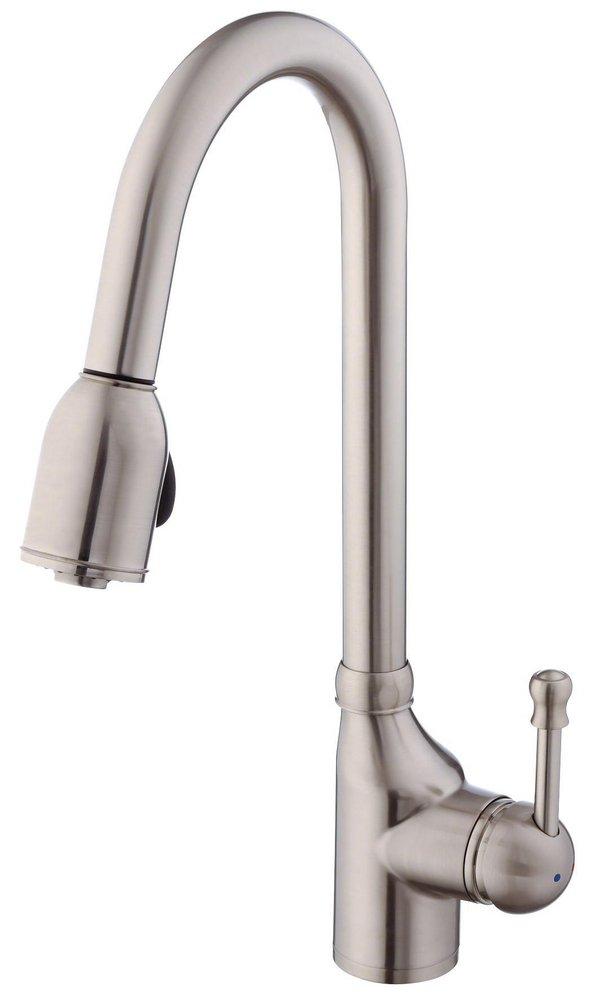 Gerber Plumbing Stainless Steel Pull-Down Kitchen Faucet with Single Lever Handle 