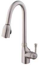 Pull-Down Kitchen Faucet with Single Lever Handle in Stainless Steel
