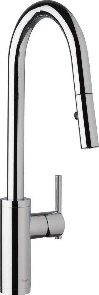 Gerber Plumbing Chrome Single Handle Pull Down Kitchen Faucet 