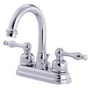 1.2 gpm Centerset Lavatory Faucet with Double Mini Lever Handle in Polished Chrome