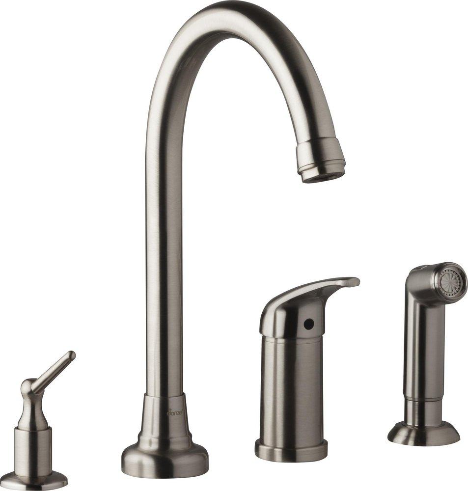 Gerber Plumbing Stainless Steel Single Handle Kitchen Faucet 