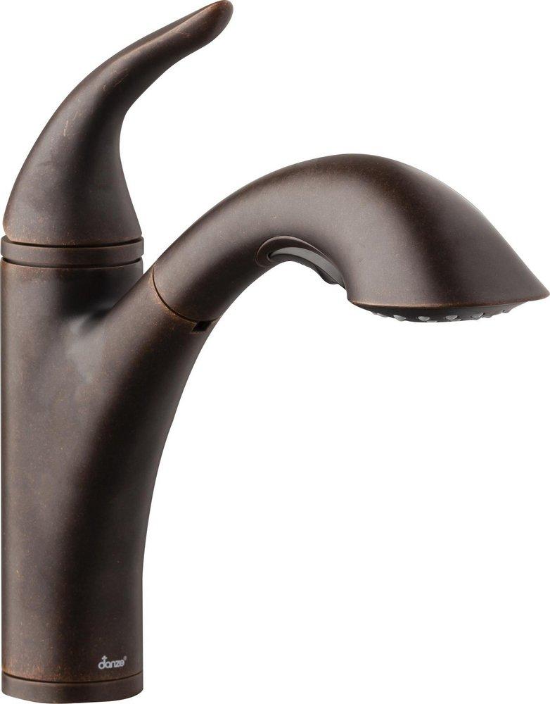 Gerber Plumbing Tumbled Bronze Single Handle Kitchen Faucet 