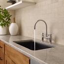 Pfister Polished Chrome Two Handle Bridge Kitchen Faucet 