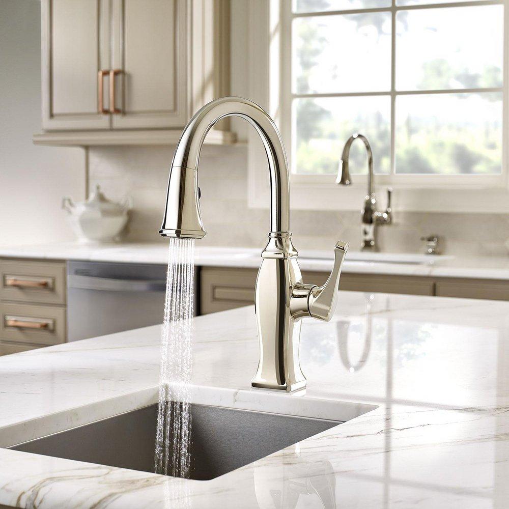 Pfister Polished Nickel Single Lever Handle Bar Faucet 