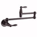 Two Handle Lever Handle Pot Filler in Tuscan Bronze