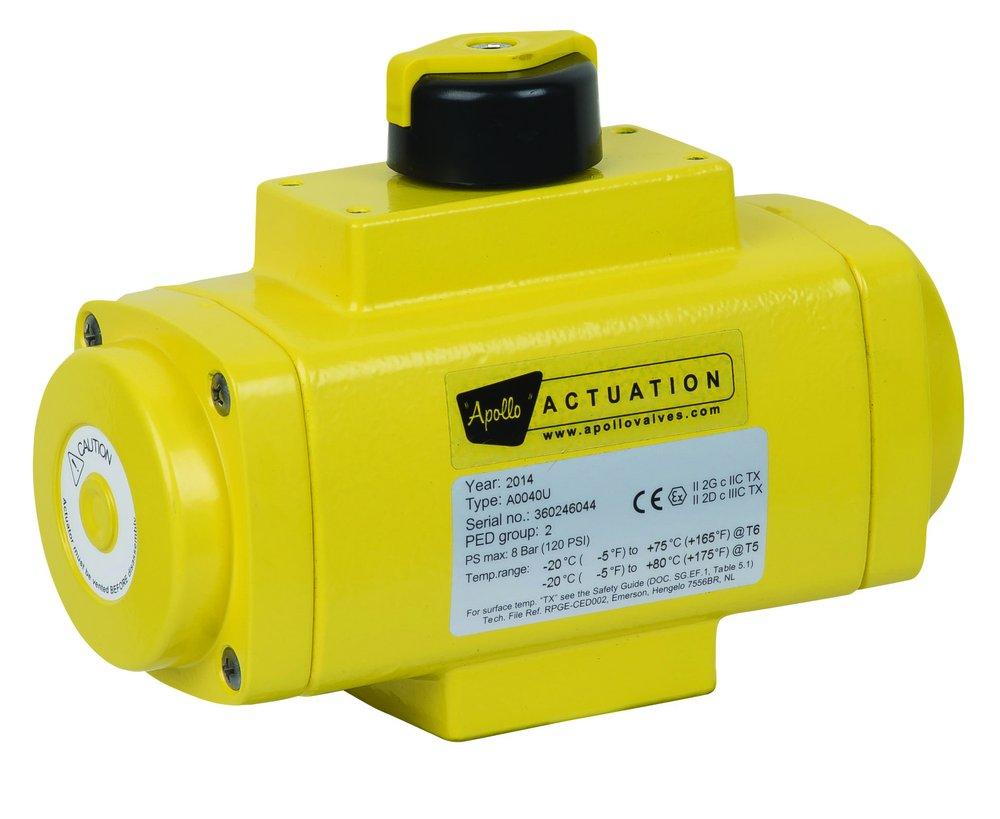 Apollo Valves Yellow Aluminum Actuator 